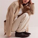 Free People NWT We the Free Aster Straight Leg Jeans - cream - 28S & 31 Photo 5