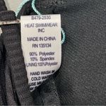 NEW Bingo Surf Black V Top Bralette Ribbed Bikini Top size Large Photo 5