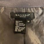 Sandro  Sportswear Peacoat Gray Size M Classic Stealth Wealth Preppy Quiet Luxury Photo 1