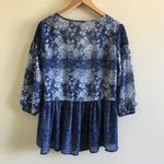 Urban Outfitters UO Ecote Sheer High Low‎ Peasant Top Blouse Photo 5