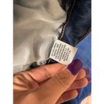 Flying Angel High Rise Distressed Skinny Jeans Dark Wash Button Fly – Size 9 Blue Photo 11