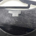 Vince  Size XS Linen Silk Cap Sleeve Top Lamb Leather Trim Relaxed Fit‎ Photo 1