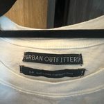 Urban Outfitters WHITE Tie-Front Crop Top Photo 2
