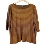 Lilla P Yellow Boxy Half Sleeve Shirt Sz XS Photo 0