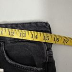 ZARA Women's 8 New The Cutoff Denim Shorts Black Frayed Distressed Emo Indie Photo 5