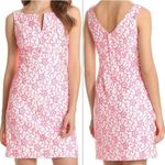 Lilly Pulitzer Daena Fiesta Pink White Floral Lined Mini Dress 4 Photo 1
