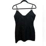 Le lis Black Sequin Tweed Mini Dress Photo 2