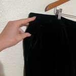 Good American  Black Velvet Wide Leg Trouser Pants 22 PLUS Photo 4