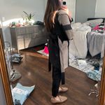 Ann Taylor  Black Dress Coat W/Shawl Lapels Photo 1