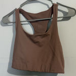 Girlfriend Collective  Paloma Racerback Longline Bra Pink Mauve S Photo 0