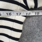 A.v.v. Standard Michel Clan Knit Blazer Jacket Small Black Striped Career Luxury Photo 6