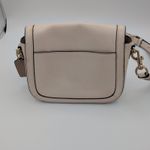 Coach Saddle Bag C4058 Pebble Leather Crossbody Cream Tan Horse Carriage Logo Photo 1
