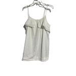 Maurice's White Off-Shoulder Ruffle Top With Adjustable Spaghetti Straps Photo 4