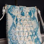 Brahmin Marley Crossbody Bag Mesmerized Melbourne Leather Blue White NWT Photo 3