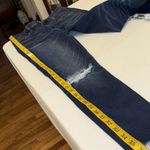 American Eagle jegging jean distressed knees/ankle button/zip pockets Sz 8 short Photo 0