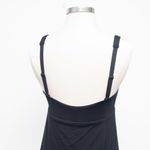 Sea Level Swim. Essentials Square Neck Tummy Control Swim Dress. Black Size 8 Photo 10