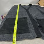 Lafayette 148 xl 100% linen cardigan front zippered pockets open knit Gray Photo 11