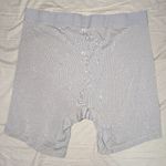 SKIMS  Women's Ribbed Cotton Boxers Set Of 2 L + XL Black/Green Grey Photo 1