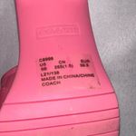 Coach  • Women's Scarlett Block Heel Signature Jelly Sandals Pink C8998 Size 9B Photo 10