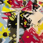 GGBlue Luxe Sport Women’s Multi Print Golf Athletic Dress 1/4 Zip Sz Large Yellow Photo 3