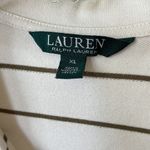 Lauren Ralph Lauren striped gold button polo shirt Green Size XL Photo 2