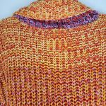 Chelsea & Theodore Multicolor Knit Cowl Neck Sweater Size L Orange Size L Photo 11