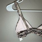 Vitamin A  Neutra neutral snake print bikini top women’s size small Photo 5