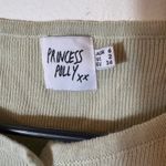 Princess Polly  Knit Cardigan Top Womens US‎ 2 Green Button Down Crop Photo 1