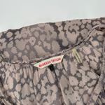 Rebecca Taylor Leopard Animal Print Mini Dress Womens 4 Pink Lightweight Flowy Photo 4