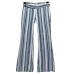 Free People x WE THE FREE Women’s Indigo Haze Blue Striped Flare Jeans Photo 2