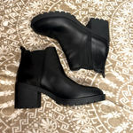 X-Appeal Laura Black Stretch Side Ankle Boots Women's Size 11 M Photo 0