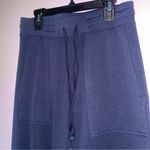Quince Size XS Modal Sweatpants Wide Leg Crop Navy Pull On Photo 1