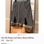 Tail XS Patterned Skort Black/White Black Photo 6
