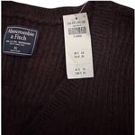 Abercrombie & Fitch  Button Front Maxi Ribbed Sweater Dress Brown Size XL Photo 3