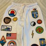 Aviator Nation Women’s White Vintage Patch Joggers - Size XS Photo 1
