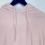 Wild Fable Waffle Knit Blush Pink Cropped Hoodie Size M Photo 2