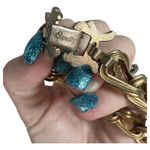 Barclay Vintage Gold Tone Chain Bow Details Necklace Photo 3