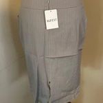 Napist Women's Work Office Business Stripes Pencil Skirt Photo 2