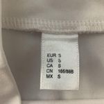 White mock neck fun sleeve bodysuit Photo 2