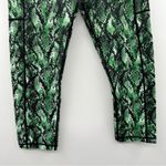 Constantly Varied Gear CVG Venom Snakeskin Green Capri Crossfit Leggings Sz L‎ Size L Photo 3