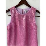J.Crew Women's Size S All Over Sequin Shell Top Pink Sleeveless NWT Photo 5