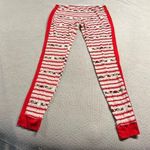Victoria's Secret Victoria’s Secret Red Cream Plaid Holiday Thermal Leggings Pajamas Small EUC Photo 0