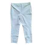 1901 Womens  White Stretch Ankle Skinny  Weekender  Casual Pants - Sz 12 Photo 1