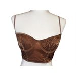 SKIMS Glissenette Cropped Corset in Sz Medium/Chai Photo 1