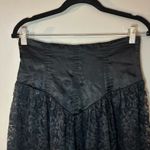Flamingo Vintage Black Lace Corset Skirt Size 9/10 Photo 5