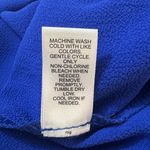 Cato Royal Blue V-neck Blouse with Bell Sleeves Photo 7