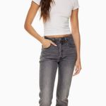 Aritzia  Levi’s women 501 Skinny Straight Jeans Charcoal Grey black stick sz 24 Photo 2