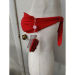 Red Carter  Bikini Top M NEW Swim Cherry Girl Coquette Girl Mermaid Twee Cosplay Photo 2