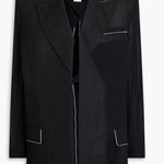 Victoria Beckham NWT  Crepe blazer size UK 6 US2 black long wool women’s Photo 0