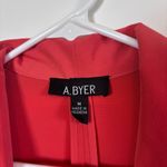 A Byer Women Orange Crop Blazer Sz M NWT made in Indonesia Long Sleeve Photo 8
